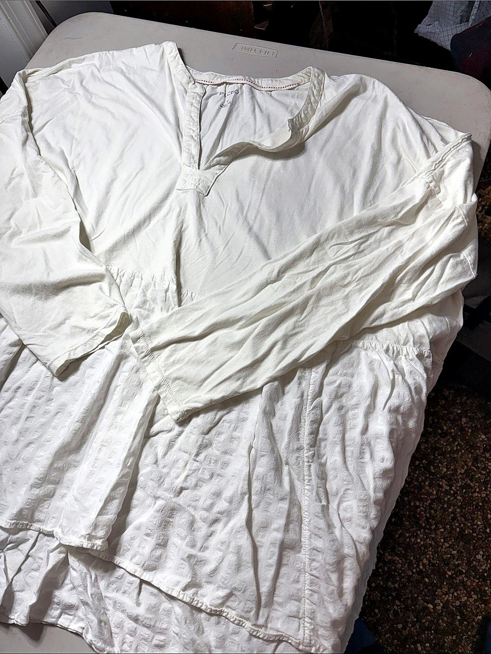 Pilcro White Tunic Size 3X
